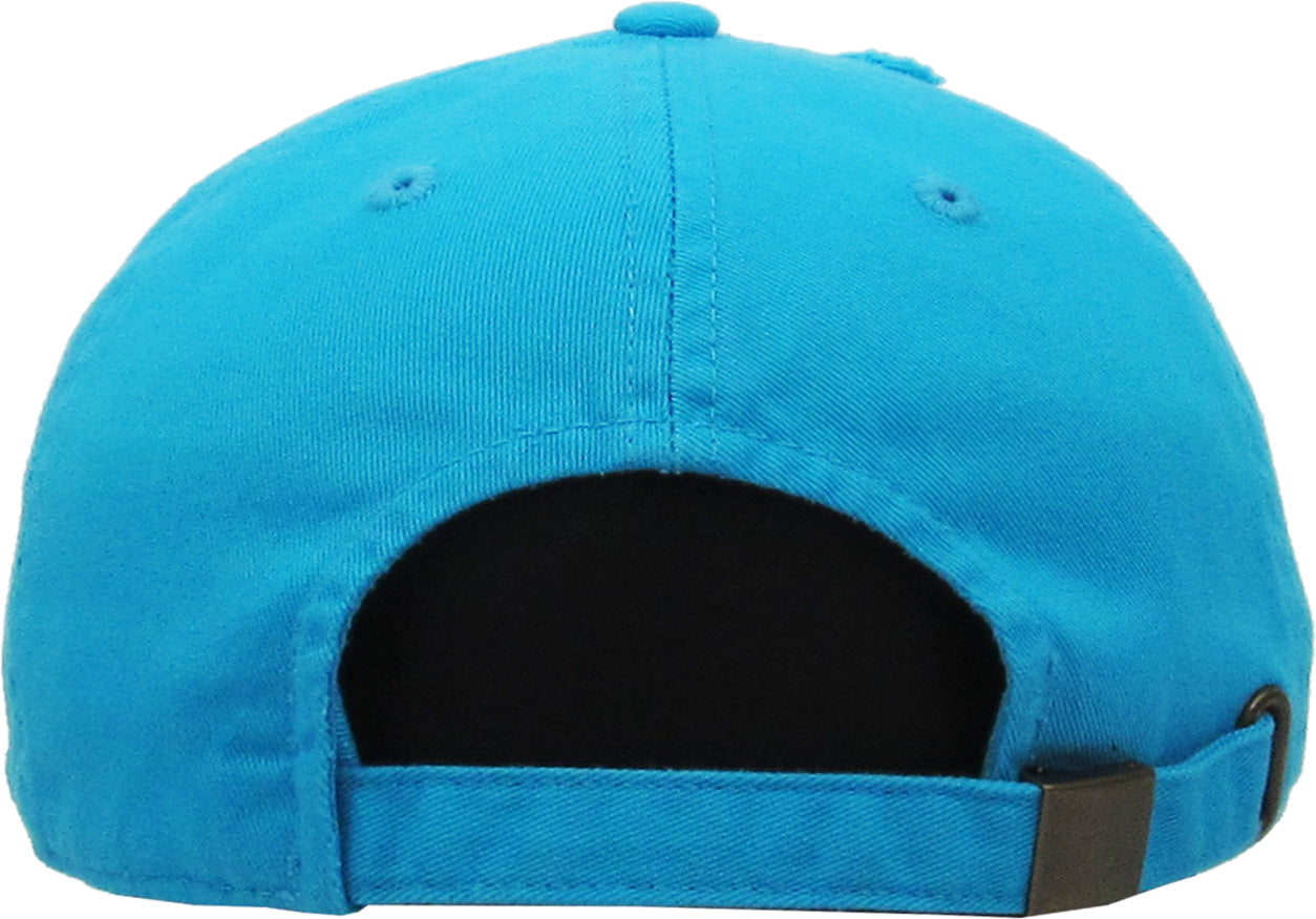Vintage Adjustable Dominican Shield Neon Blue Hats
