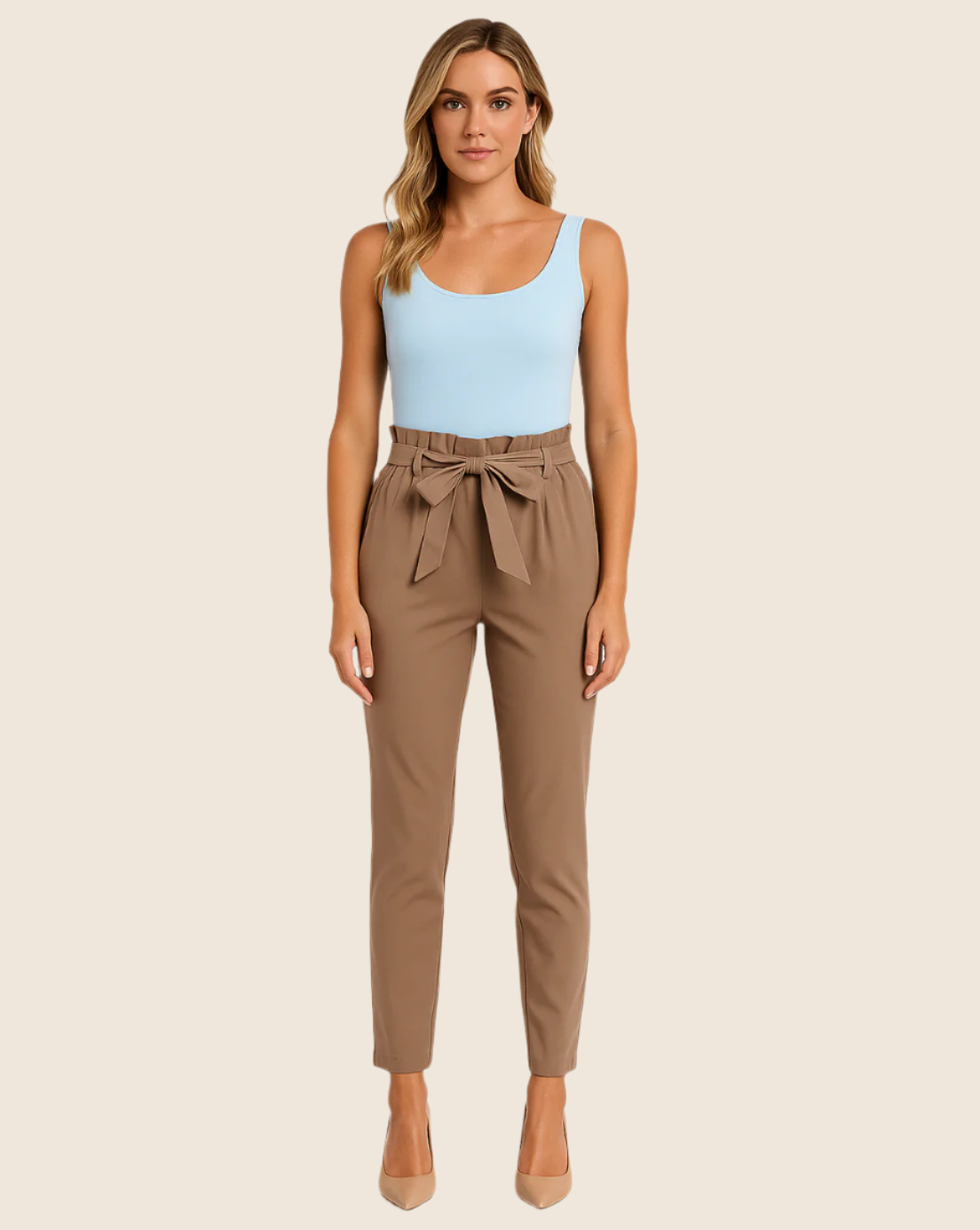 Caramel Tie Pants
