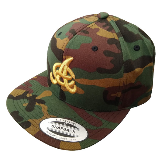 Aguilas Cibaeñas Embroidered SnapBack Camouflage Hat