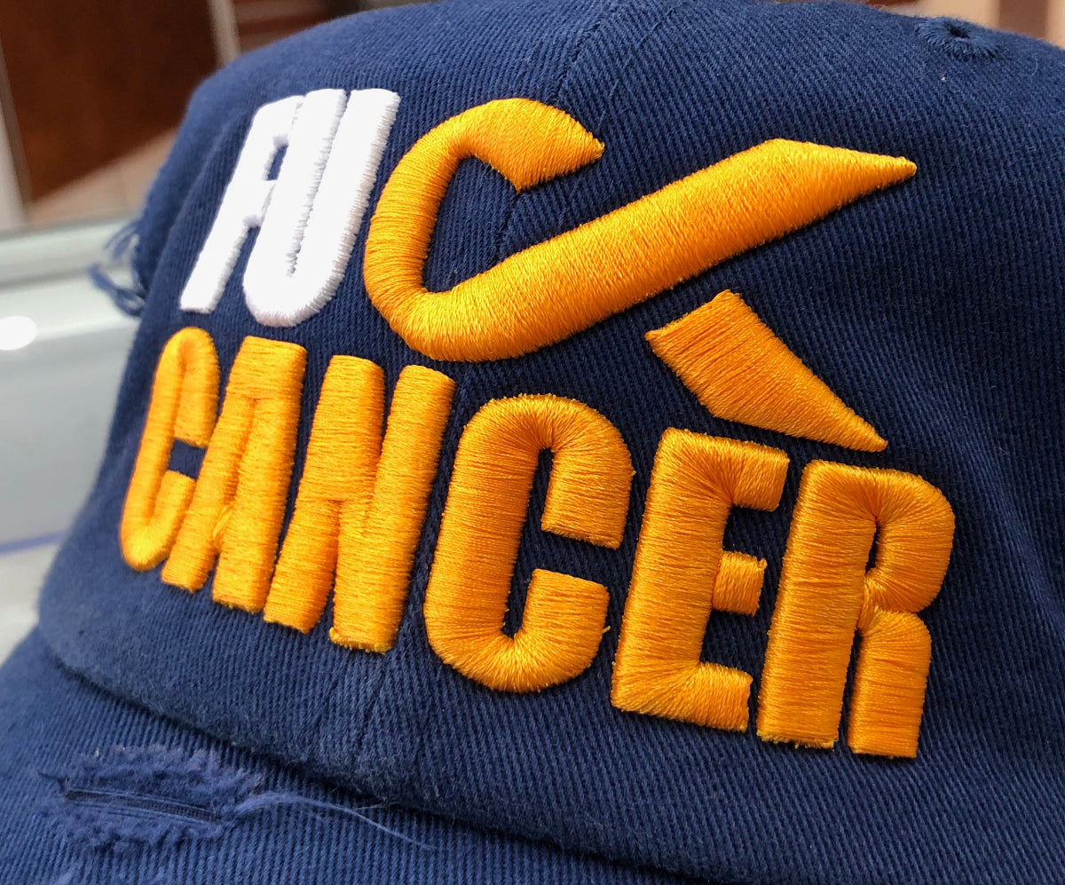 Cancer Embroidery Hats