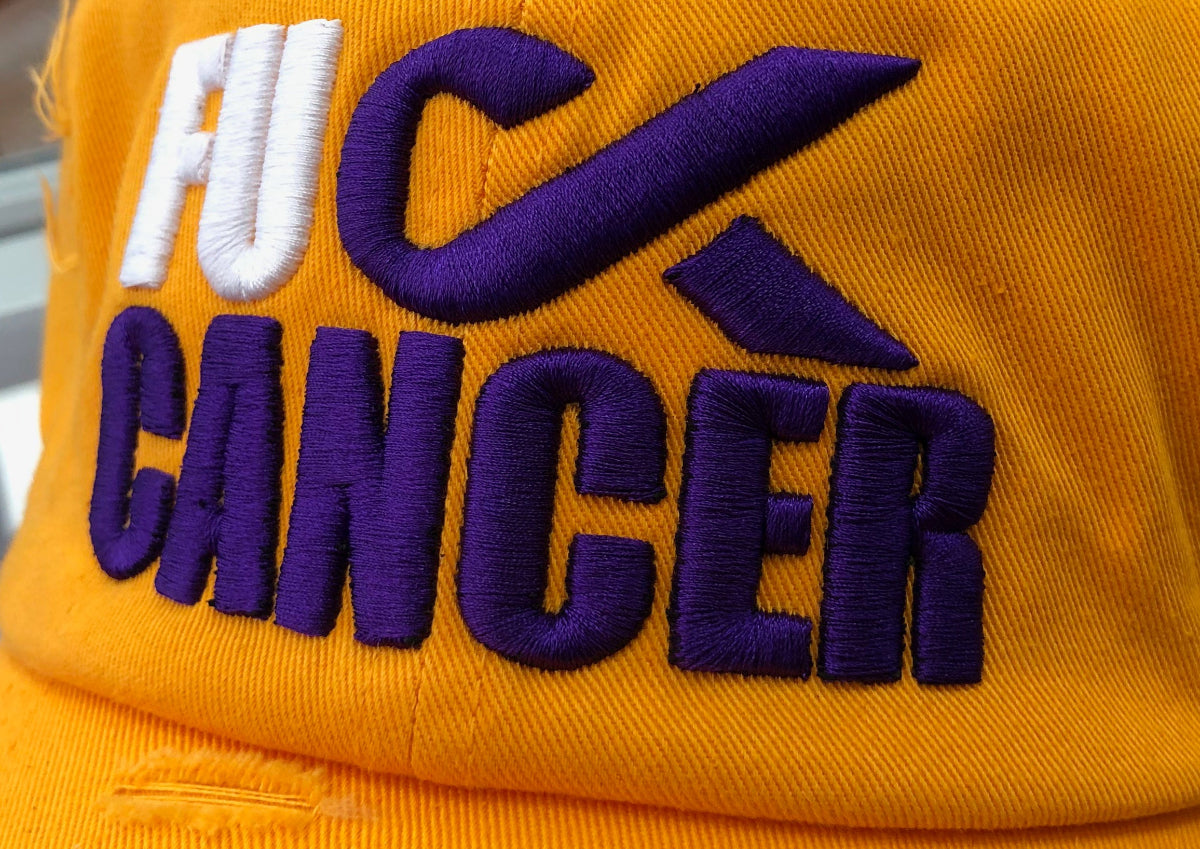 Cancer Embroidery Hats