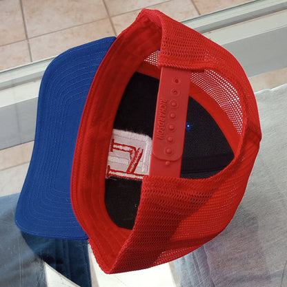 Dominican Republic SnapBack Mesh Royal Red Cap RD