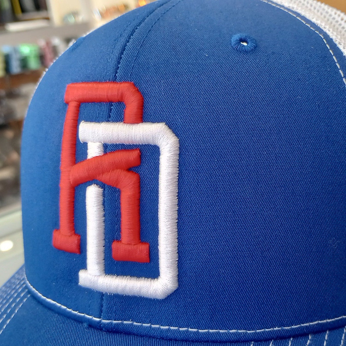 Dominican Republic SnapBack Mesh Royal Red Cap RD