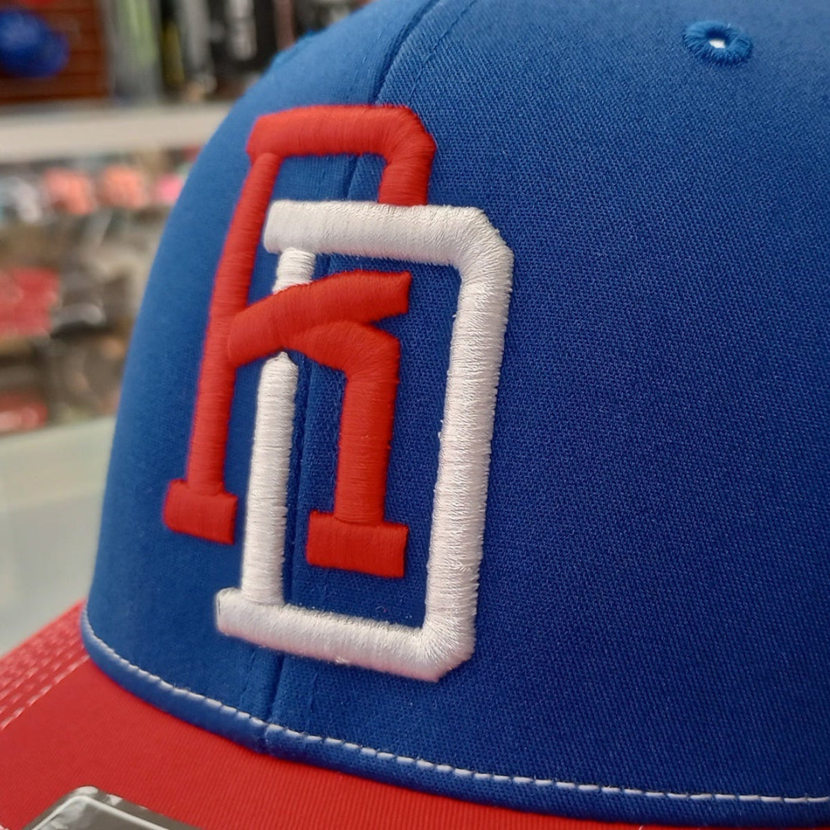 Dominican Republic SnapBack Mesh Royal Red Cap RD