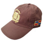 Escudo Republica Dominicana - Dominican Shield Brown / Metallic Gold Color Dad Hat