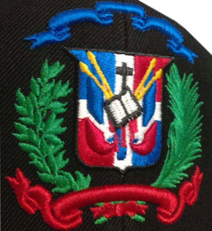 Escudo Republica Dominicana - Dominican Snapback Black - Full Color Hat
