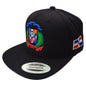 Escudo Republica Dominicana - Dominican Snapback Black - Full Color Hat