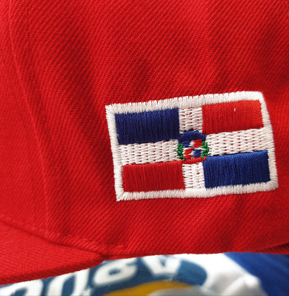 Escudo Republica Dominicana - Dominican Snapback Red - Full Color Hat