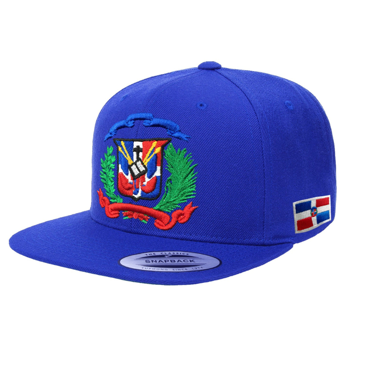 Escudo Republica Dominicana - Dominican Snapback Royal - Full Color Hat