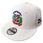 Escudo Republica Dominicana - Dominican Snapback White - Full Color Hat