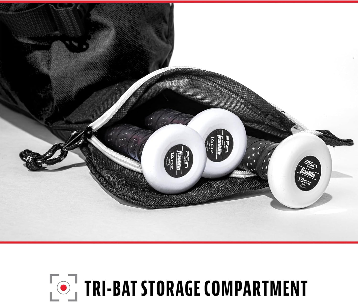 Franklin Sports Junior Baseball Equipment Bag - Stay Organized On and Off the Field