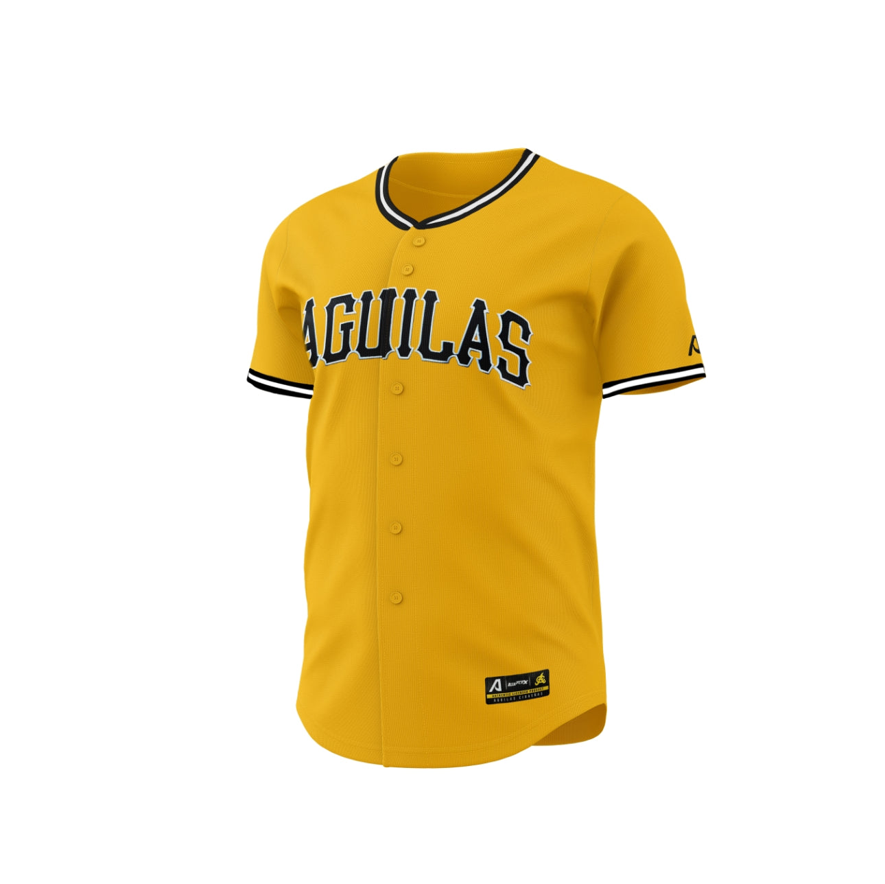 2024-2025 OFFICIAL Aguilas Cibaeñas Full Button Jersey - Gold