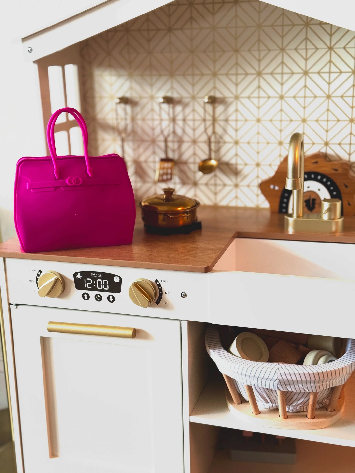 Birkidd Snack Tote: French-Inspired Luxury Holder for Chic Kids