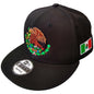 New Era Snapback Black Mexico Shield and Flag Hat