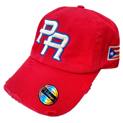 Puerto Rico Vintage Red Hats