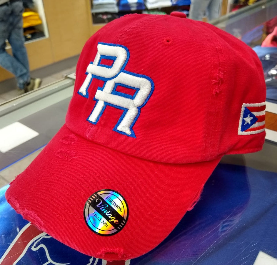 Puerto Rico Vintage Red Hats