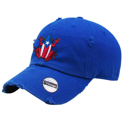 Puerto Rico Vintage hat with Coqui Logo