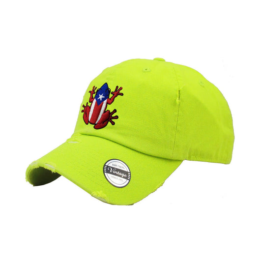 Puerto Rico Vintage hat with Coqui Logo