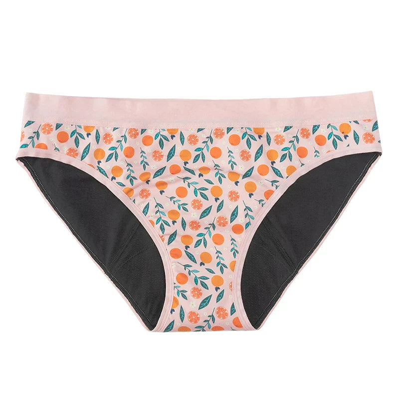 Youth Cacti/Floral Cotton Menstrual Panties