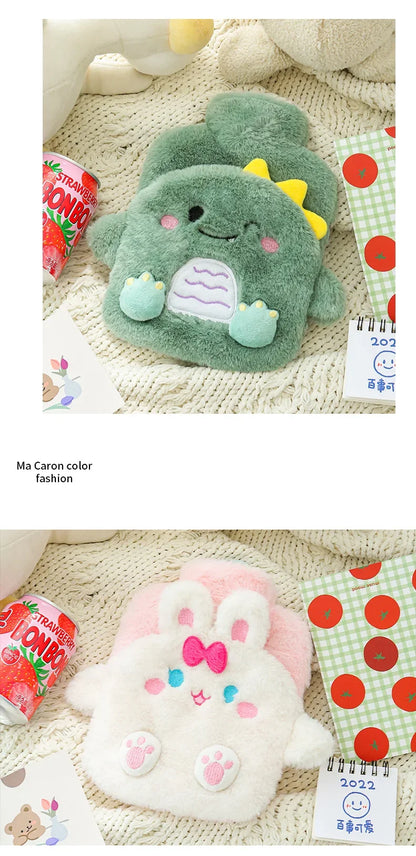 KUSHIE’s SnuggleBud Mini Warmers – 400ml Plush Hot Water Bottles for Cramps, Comfort & Self-Care