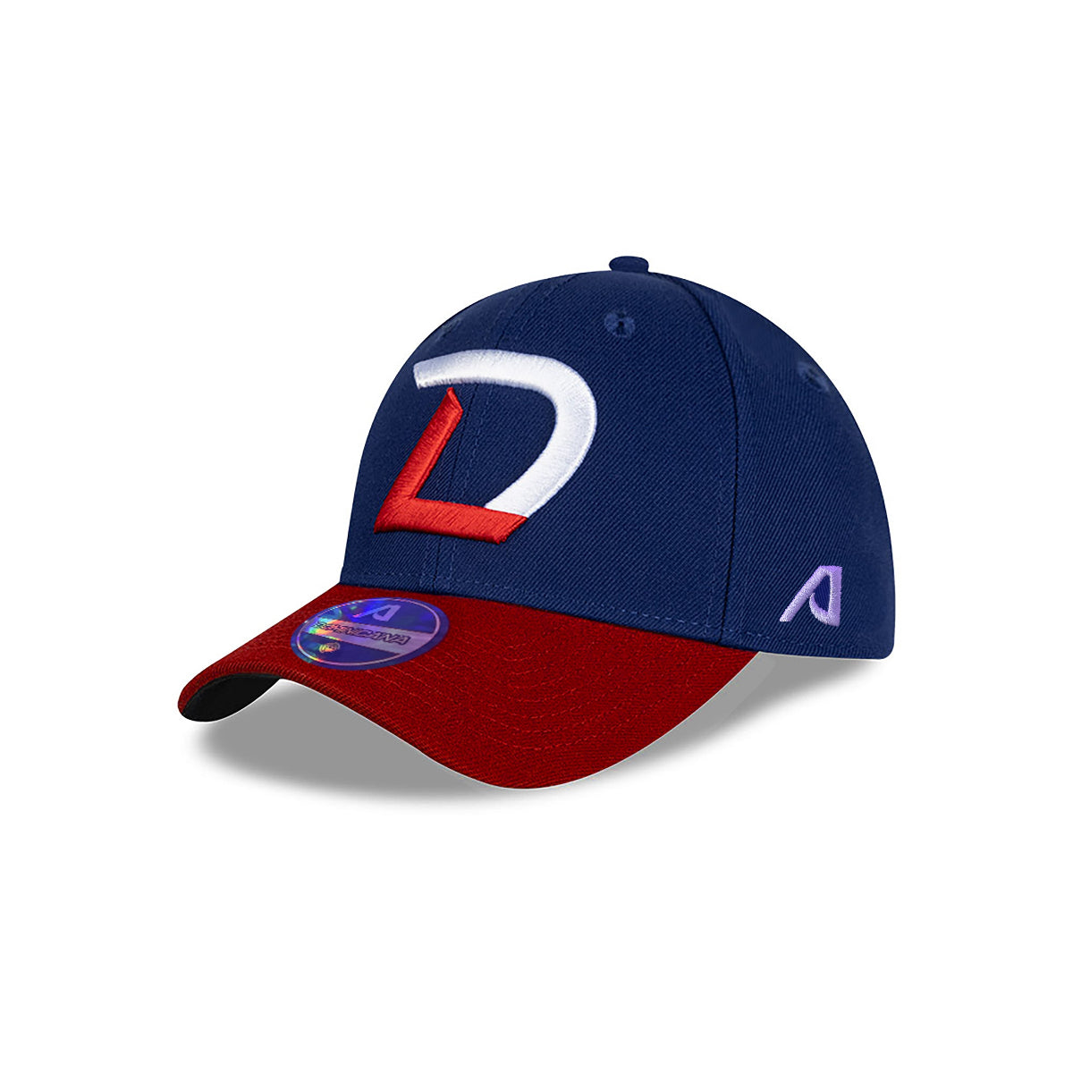Serie del Caribe Dominicana Dad Hat - Stylish DR Flexfit Cap for Baseball Fans - Royal / Red