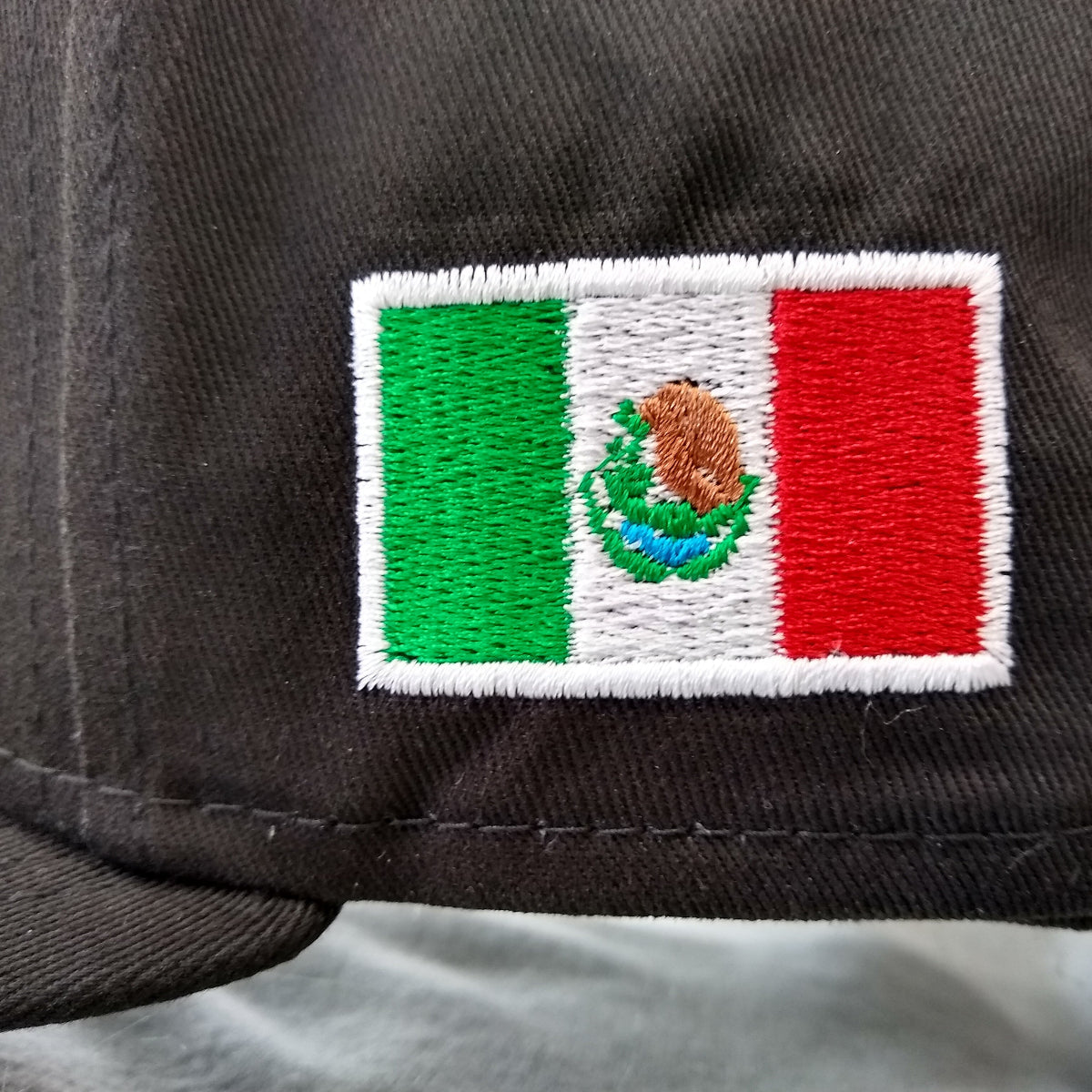 New Era Snapback Black Mexico Shield and Flag Hat