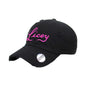 Tigres del Licey Vintage Black Hat - Pink Logo