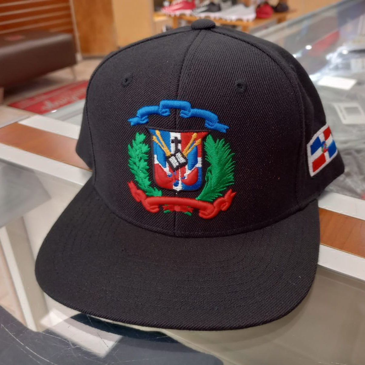 Escudo Republica Dominicana - Dominican Snapback Black - Full Color Hat