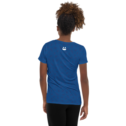 Women's Athletic Tee - Blueberry