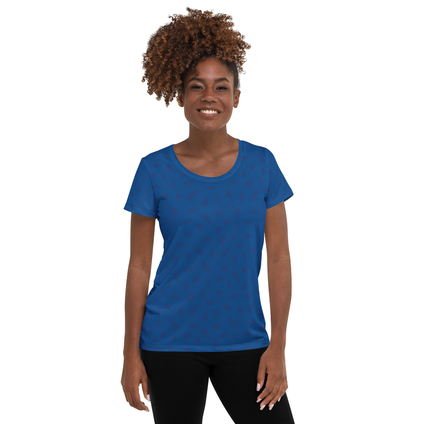 Women's Athletic Tee - Blueberry