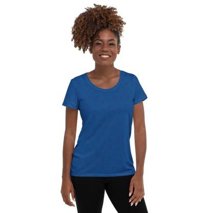 Women's Athletic Tee - Blueberry