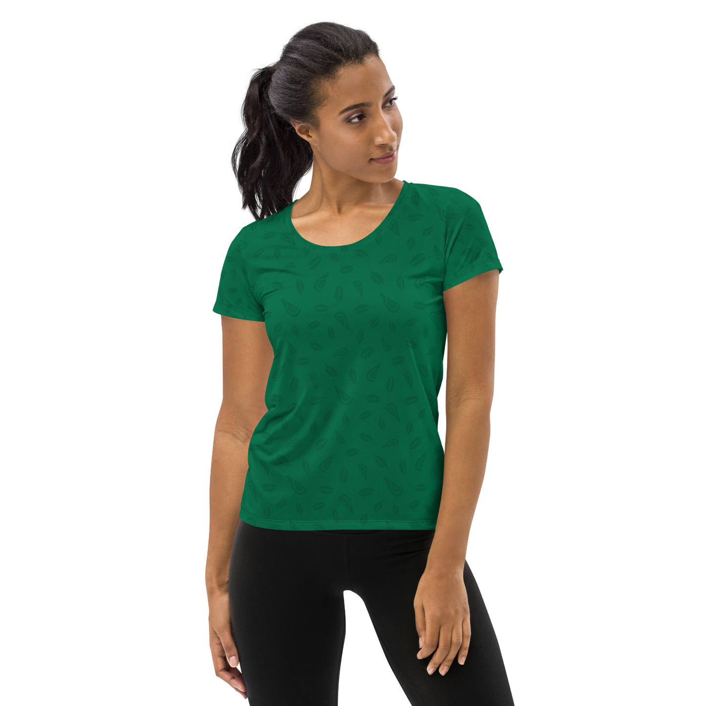 Women's Athletic Tee - Apple