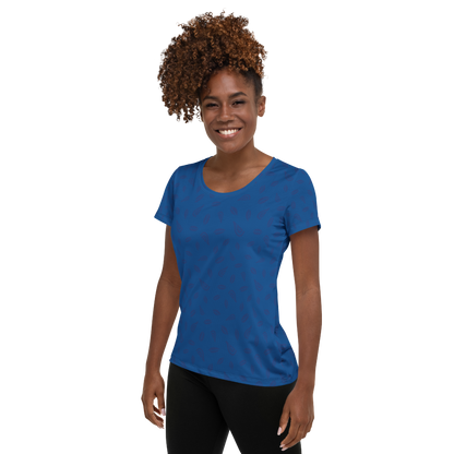 Women's Athletic Tee - Blueberry