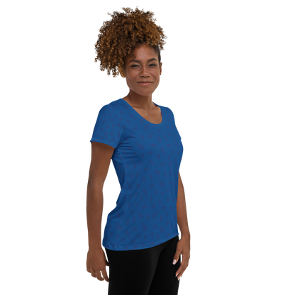 Women's Athletic Tee - Blueberry