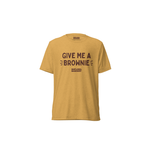 Give Me A Brownie Graphic Tee - Yellow