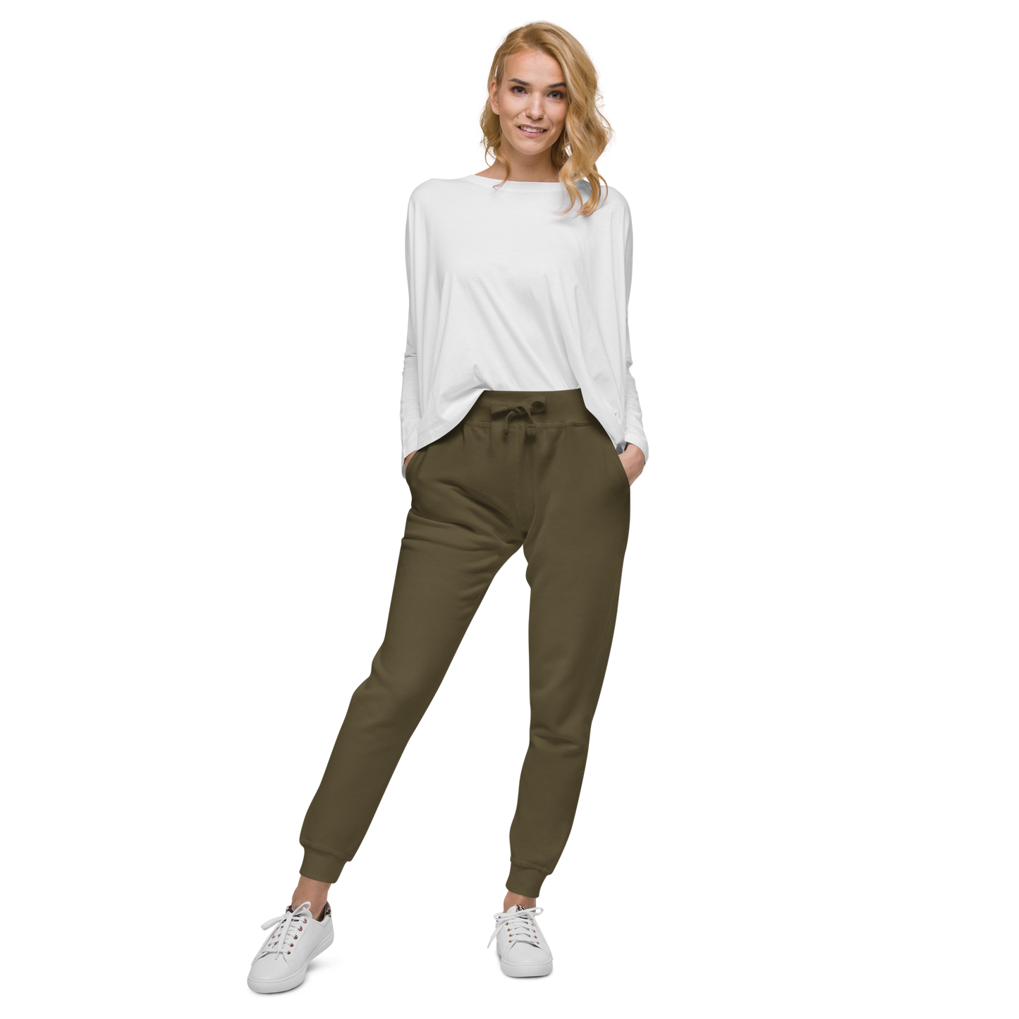 Olive Fleece Sweatpants