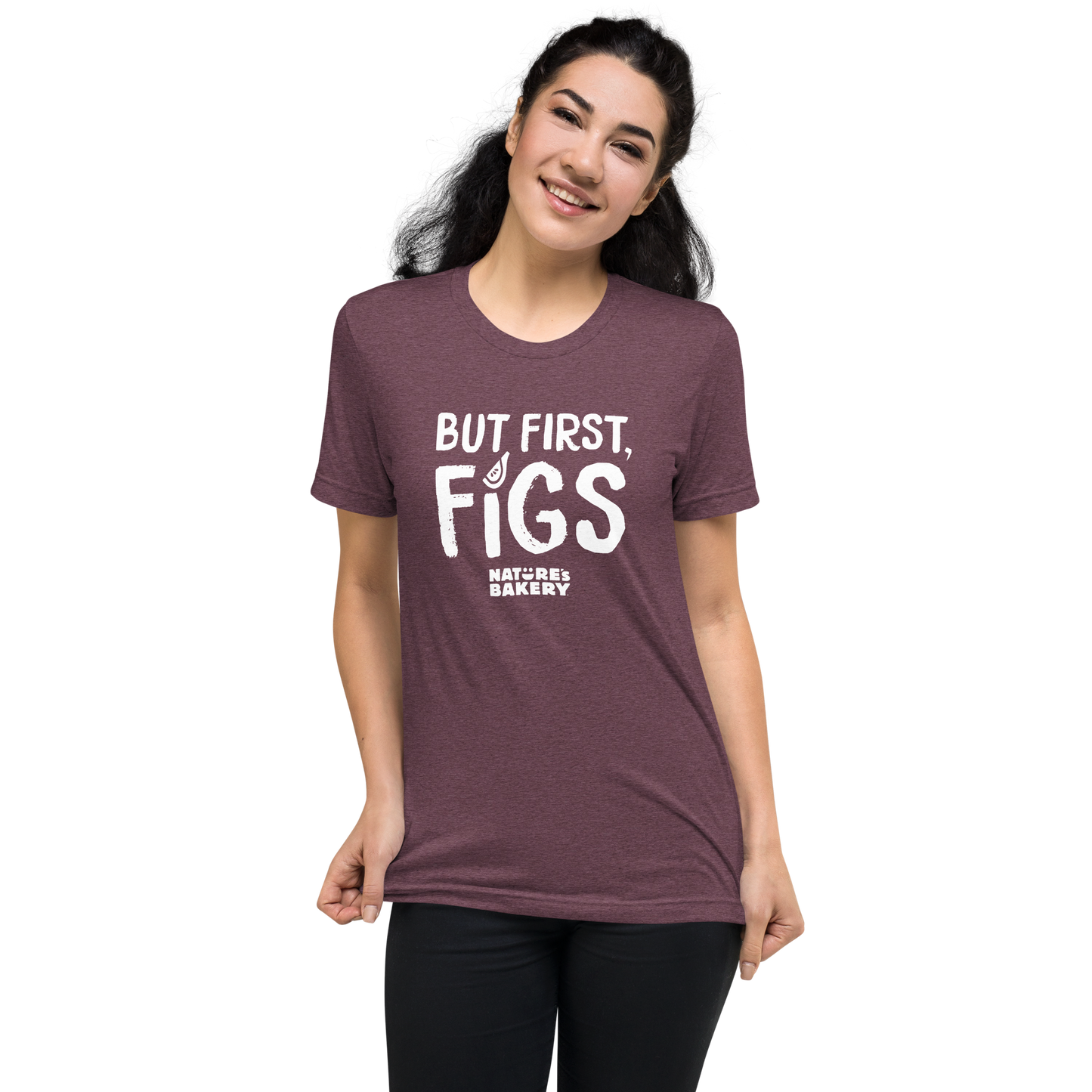 But First Figs - Maroon