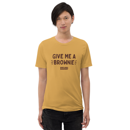 Give Me A Brownie Graphic Tee - Yellow