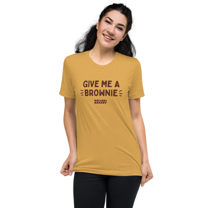 Give Me A Brownie Graphic Tee - Yellow