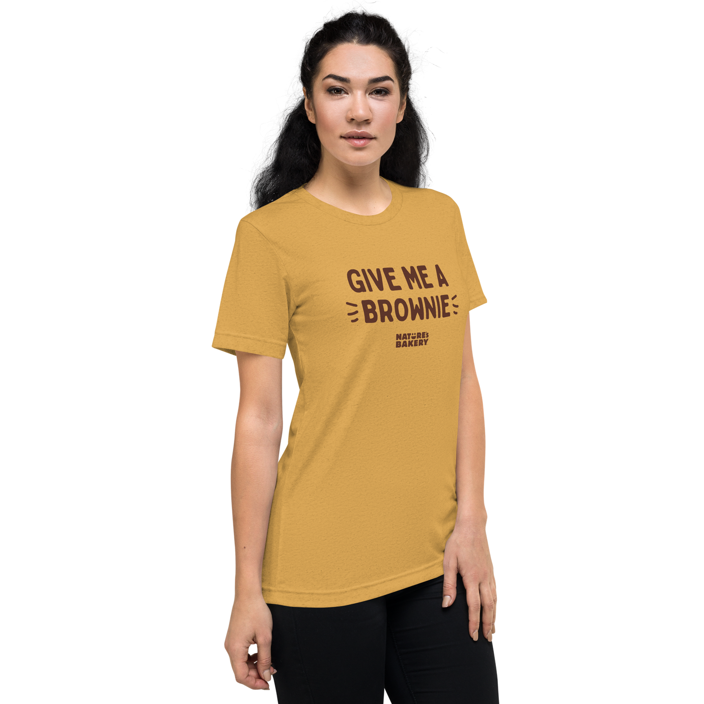 Give Me A Brownie Graphic Tee - Yellow