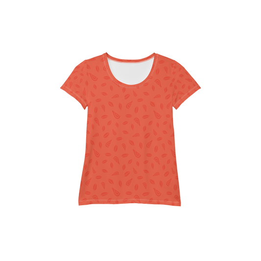 Women's Athletic Tee - Peach